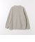 ＜GIM＞24FW ローゲージ カノコ クルーネック ニット -ウォッシャブル-