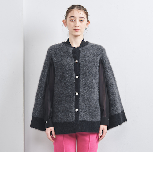 新品　ユナイテッドアローズ　フォックスカシミアケープ フォックス カシミヤ ケープ｜ユナイテッドアローズ アウトレットの