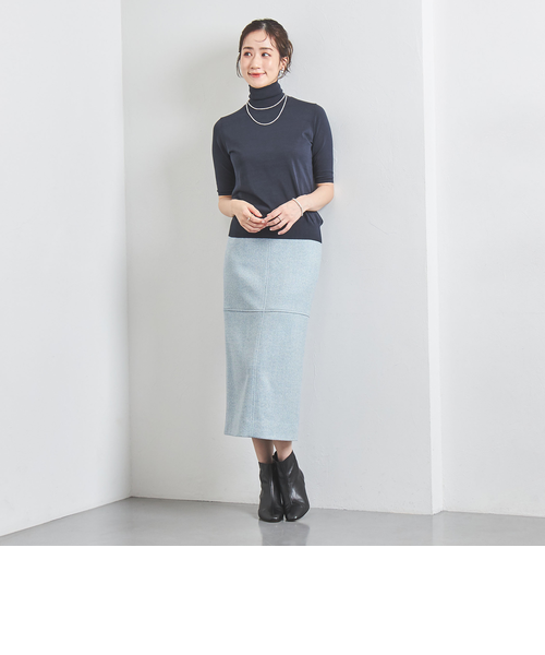 3COL メランジ ツイード タイトロングスカート｜ユナイテッドアローズ