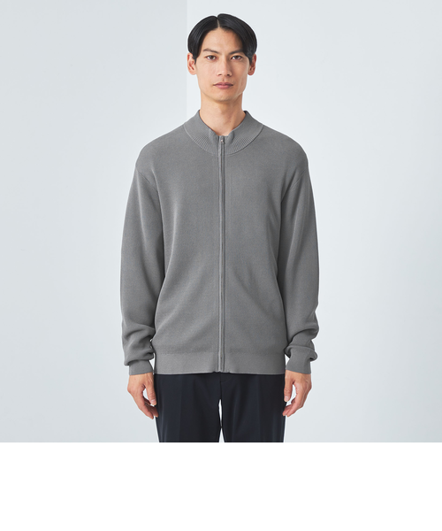✨美品✨ユナイテッドアローズ＆サンズ ジップライダースカーディガン 黒 サイズL BEAUTY&YOUTH UNITED ARROWS ビューティーアンドユース