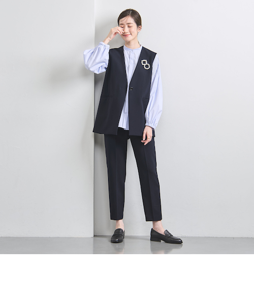 UNITED ARROWS P/PU ダブルクロス スリムパンツ 36 UNITED ARROWS（ユナイテッドアローズ）の「P/PU ダブルクロス