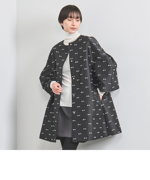 ⭐︎ぐり⭐︎ユナイテッドアローズ/ジャガードコート リボン カットジャガード コート｜ユナイテッドアローズ