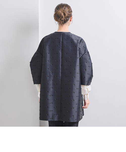 リボン カットジャガード コート｜ユナイテッドアローズ アウトレット