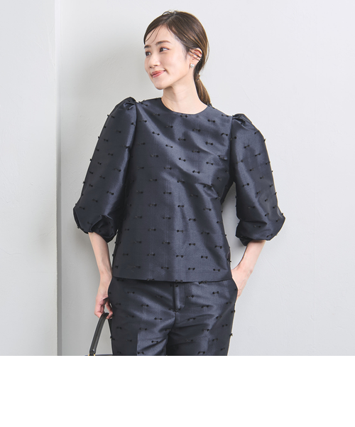 リボン カットジャガード ブラウス｜ユナイテッドアローズ