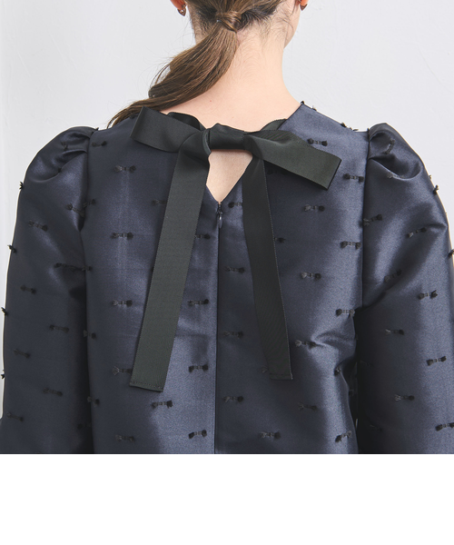 リボン カットジャガード ブラウス｜ユナイテッドアローズ