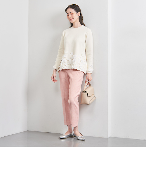 3D フラワーモチーフ ニット プルオーバー｜ユナイテッドアローズ