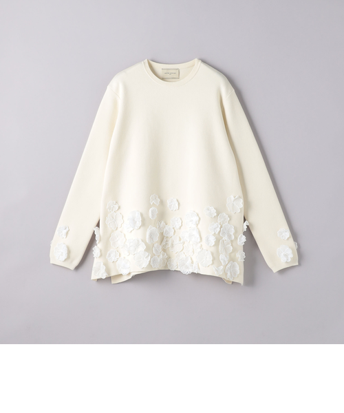 3D フラワーモチーフ ニット プルオーバー　ユナイテッドアローズ 3D フラワーモチーフ ニット プルオーバー｜ユナイテッド