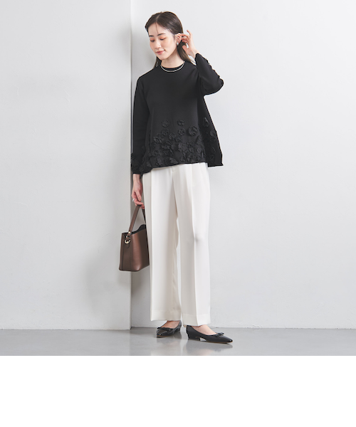 3D フラワーモチーフ ニット プルオーバー｜ユナイテッドアローズ