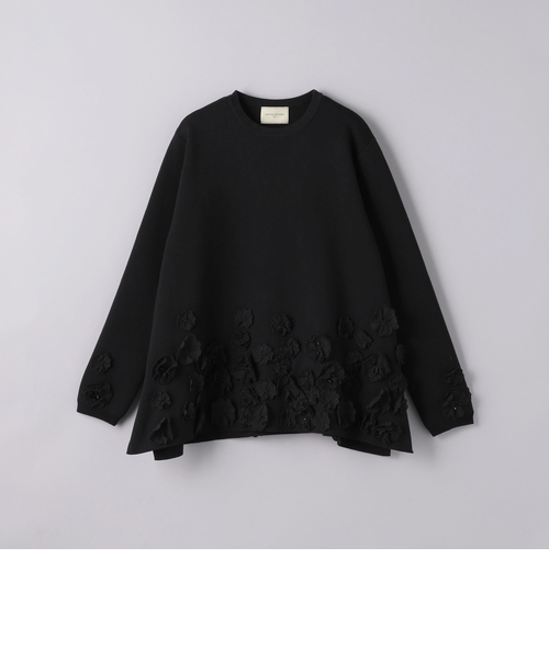 3D フラワーモチーフ ニット プルオーバー　ユナイテッドアローズ 3D フラワーモチーフ ニット プルオーバー｜ユナイテッド