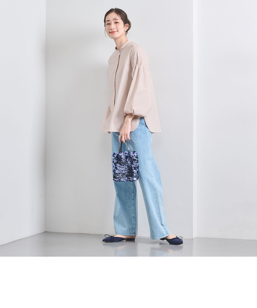 UNITED ARROWS チュールカラー 2WAY ブラウス チュールカラー 2WAY ブラウス