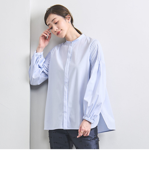 ユナイテッドアローズ 現行品 チュールカラー 2WAY ブラウス ピンク UNITED ARROWS LTD. OUTLET｜チュールカラー 2WAY ブラウス