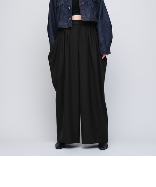 <AEWEN MATOPH>コクーン ワイドパンツ S(36) BLACK AEWEN MATOPH＞コクーン ワイドパンツ2｜ユナイテッドアローズ