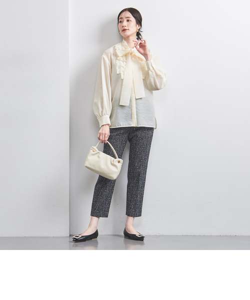 オーガンジー フリル＆ボウタイ ブラウス｜ユナイテッドアローズ