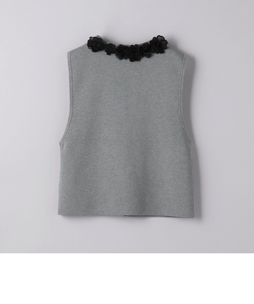 3D フラワーモチーフ ニットベスト｜ユナイテッドアローズ