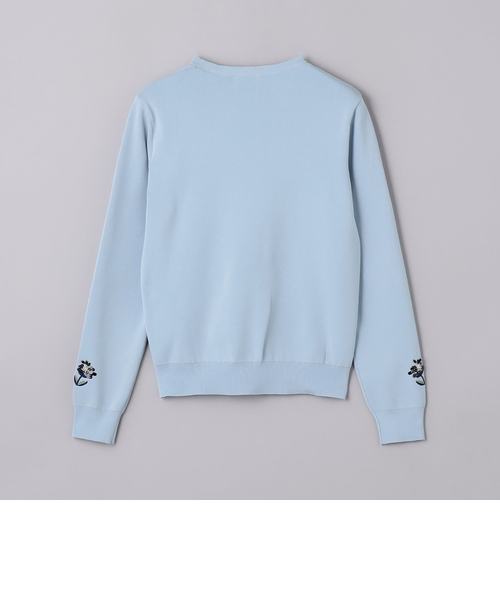 フラワー ビジュー ロングスリーブ ニット｜ユナイテッドアローズ