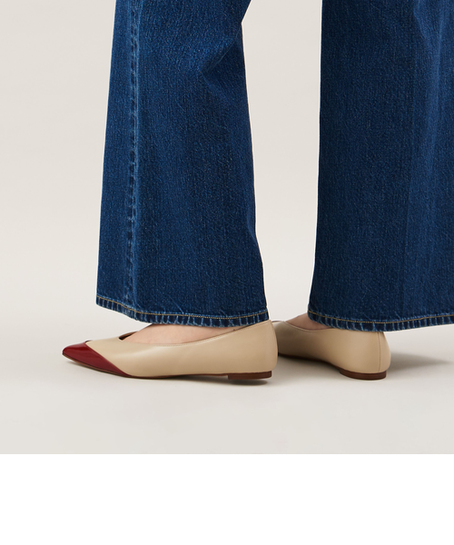 ODETTE E ODILE スライトトゥキャップフラット 23.5 ODETTE E ODILE スライトトゥキャップフラット 23.5 - メルカリ