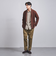 ALBINI オンブレチェック セミワイドカラー シャツ