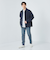 シグネチャーデニム スリムテーパード デニムパンツ