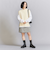 コットンカシミヤミラノリブ ニットベスト -ウォッシャブル-