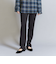 スリム バックジップ パンツ