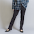 スリム バックジップ パンツ