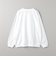 ファイン グロッシー コットン スウェットTシャツ