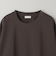 ファイン グロッシー コットン スウェットTシャツ