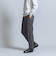 ストレッチ PE ツイル ノープリーツ スリムパンツ ‐伸縮‐
