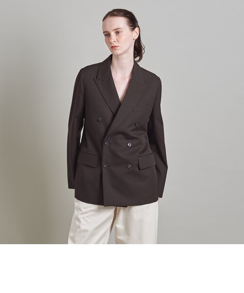 LOEFF>ウールギャバ ダブルブレスト ジャケット|ユナイテッド LOEFF>ウールギャバ ダブルブレスト ジャケット|ユナイテッド