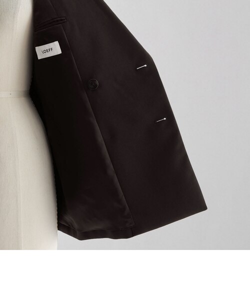 LOEFF＞ウールギャバ ダブルブレスト ジャケット｜ユナイテッド