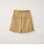 ＜EMMEL REFINES＞EM ハイウエスト タック ショートパンツ