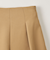 ＜EMMEL REFINES＞EM ハイウエスト タック ショートパンツ