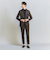 【WARDROBE SMART】アクティブ サテン セットアップ/ジャケット＆イージーパンツ