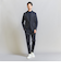 【WARDROBE SMART】アクティブ サテン セットアップ/ジャケット＆イージーパンツ