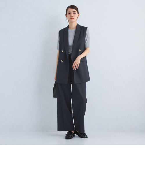 Greed グリード テーラード ジレ -ウォッシャブル・防シワ