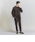 【WARDROBE SMART】ダブルクロスウェザー リラックス セットアップ/ジャケット＆イージーパンツ