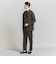 【WARDROBE SMART】ダブルクロスウェザー リラックス セットアップ/ジャケット＆イージーパンツ