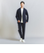 【WARDROBE SMART】ダブルクロスウェザー リラックス セットアップ/ジャケット＆イージーパンツ