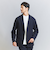 【WARDROBE SMART】ダブルクロスウェザー リラックス セットアップ/ジャケット＆イージーパンツ