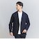 【WARDROBE SMART】ダブルクロスウェザー リラックス セットアップ/ジャケット＆イージーパンツ