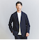 【WARDROBE SMART】ダブルクロスウェザー リラックス セットアップ/ジャケット＆イージーパンツ