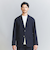 【WARDROBE SMART】ダブルクロスウェザー リラックス セットアップ/ジャケット＆イージーパンツ