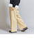 コーデュロイ ワイドストレートパンツ