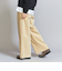 コーデュロイ ワイドストレートパンツ
