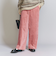 コーデュロイ ワイドストレートパンツ