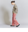コーデュロイ ワイドストレートパンツ