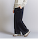 コーデュロイ ワイドストレートパンツ