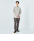 ナチュラルフィット バンドカラー シャツ