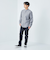 ナチュラルフィット バンドカラー シャツ