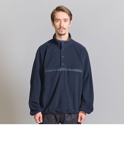 koti BEAUTY&YOUTH＞ マイクロ フリース スナップ プルオーバー